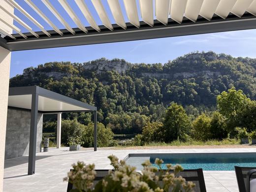 Pergola à lames orientables