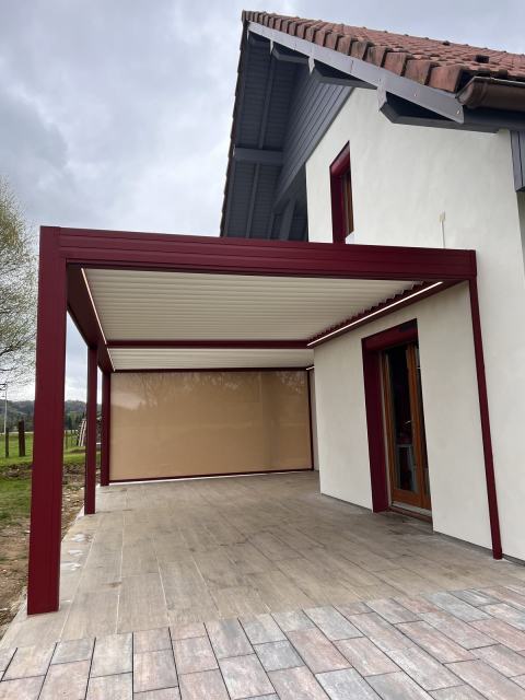 Pergola à toile rétractable