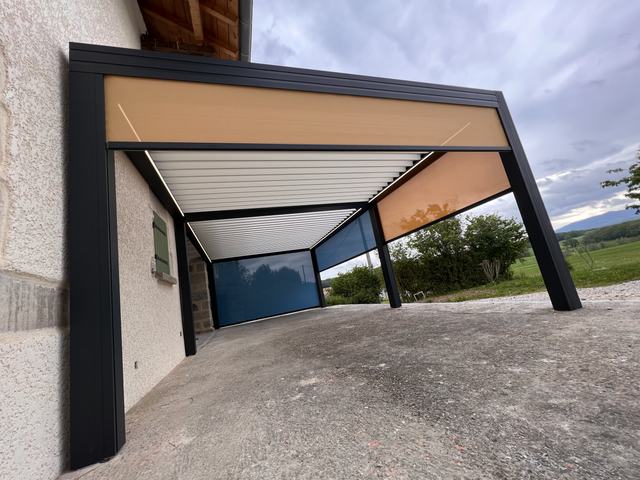 Pergola à toile rétractable