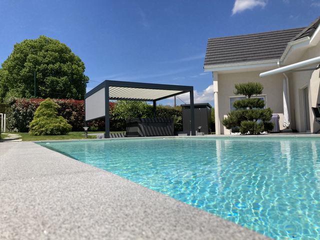 Pergola à lames orientables