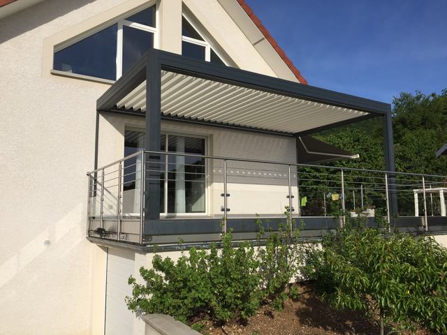 Pergola à lames orientables