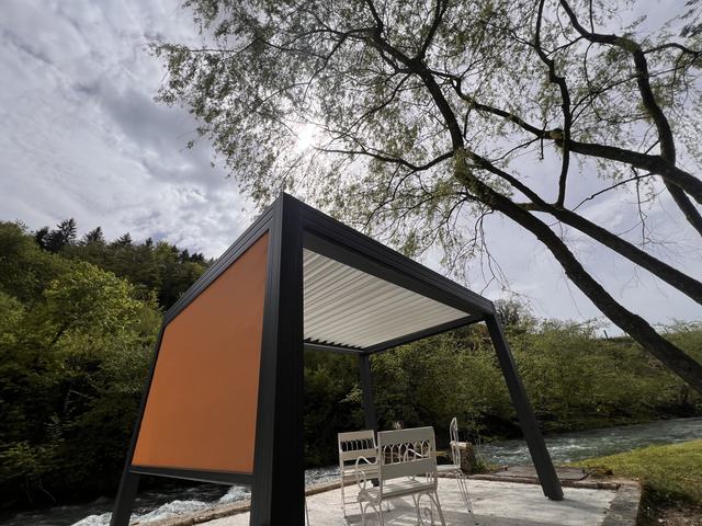 Pergola à toile rétractable