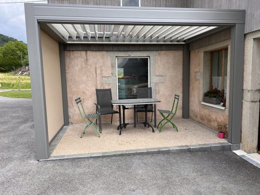 Pergola à lames orientables